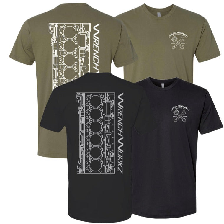 Cummins Block T-shirt – WrenchWorkz