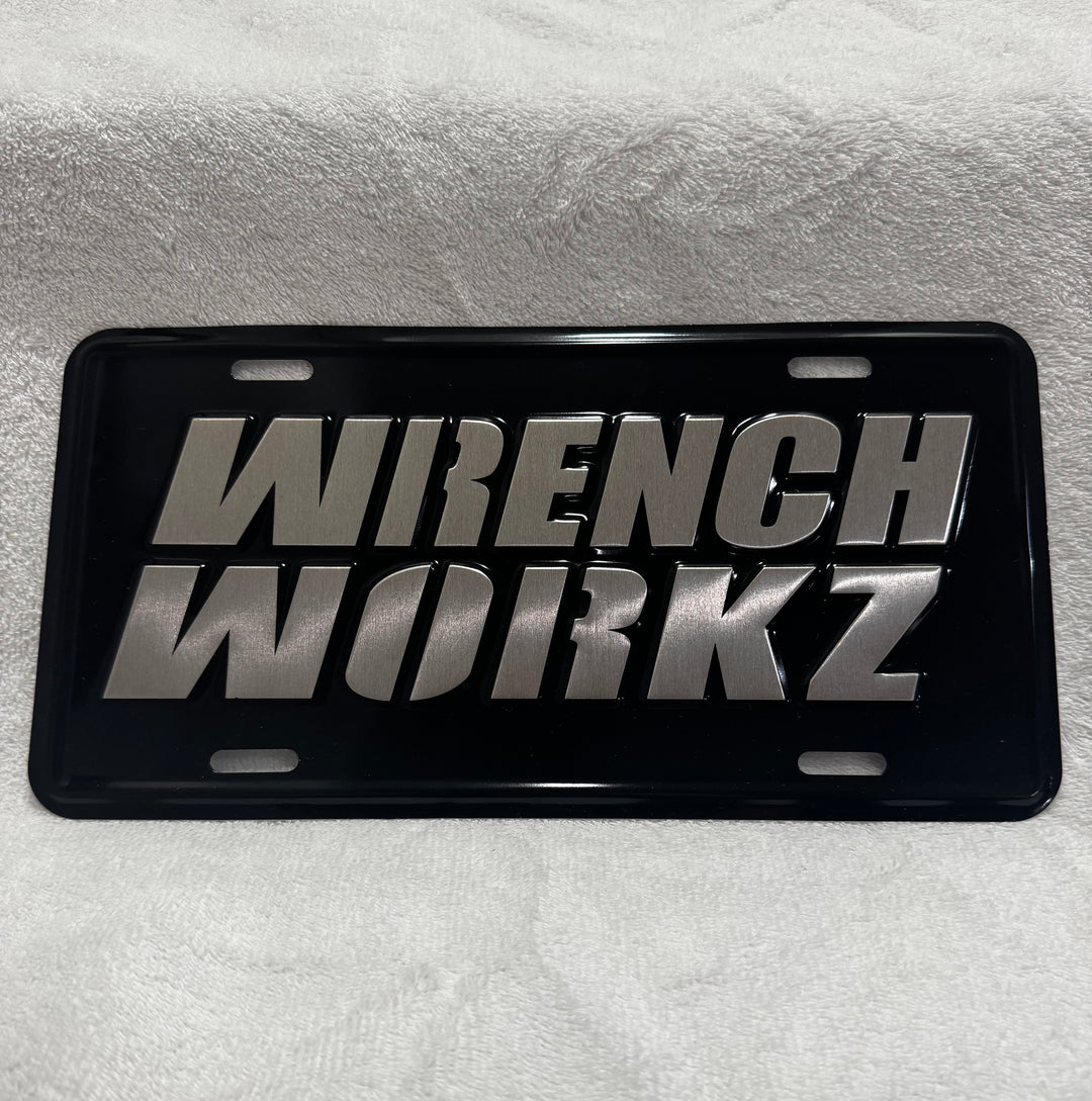 Wrenchworkz Metal License Plate
