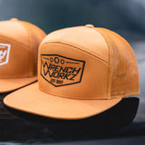 Badge 7Panel Flat Brim Hat