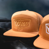 Badge 7Panel Flat Brim Hat