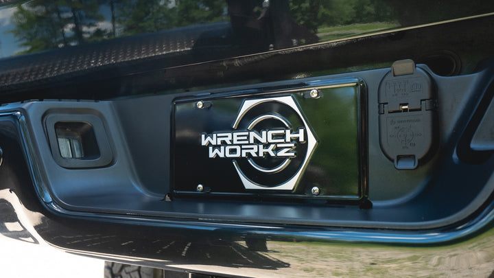 Wrenchworkz Metal License Plate