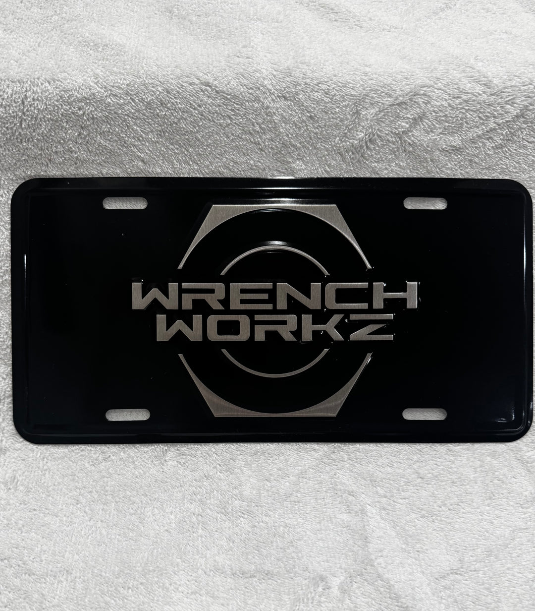 Wrenchworkz Metal License Plate