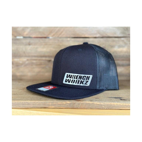 Metal Badge Flat Brim Hat