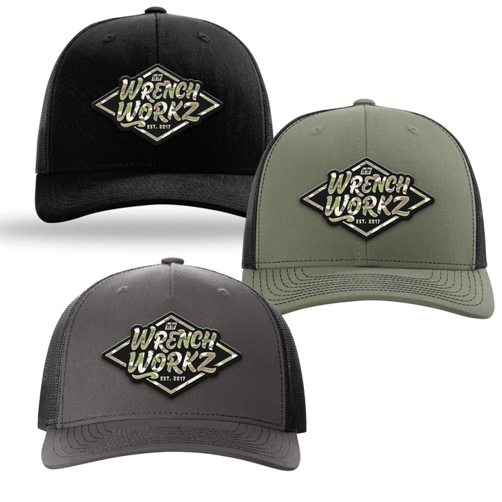 Camo Diamond Trucker