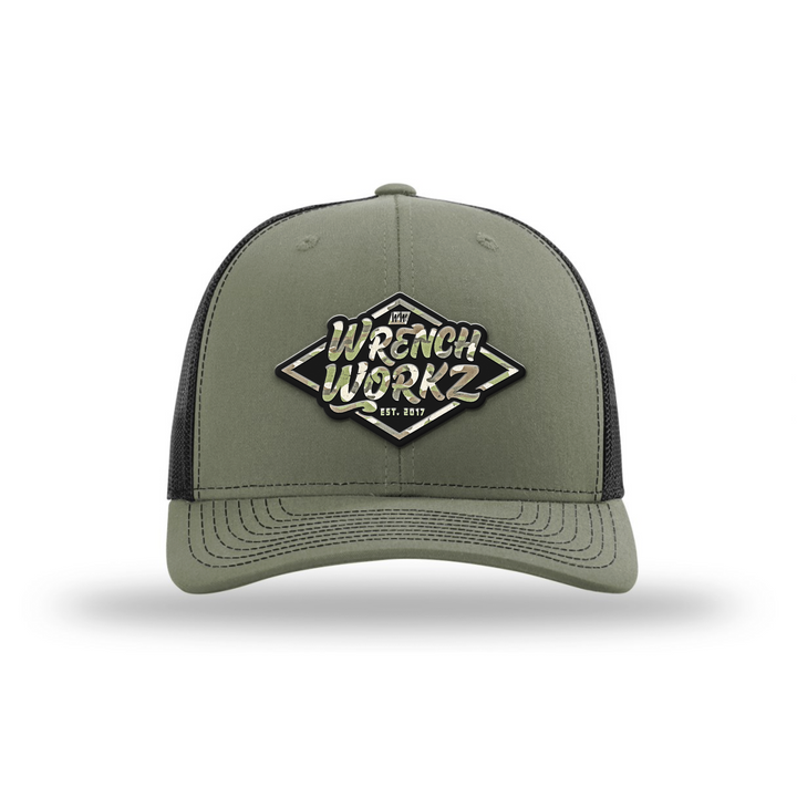 Camo Diamond Trucker