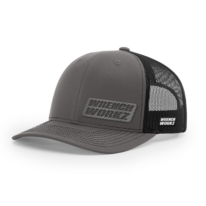 WW Charcoal Carbon Side Patch Trucker