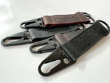 Leather Clip Key Tag
