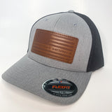 FLEXFIT with Brown Leather Flag