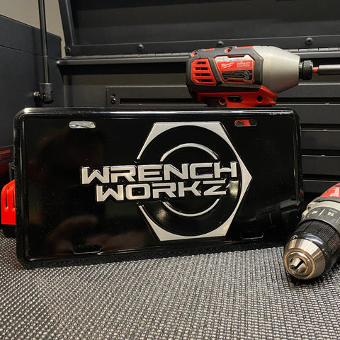 Wrenchworkz Metal License Plate