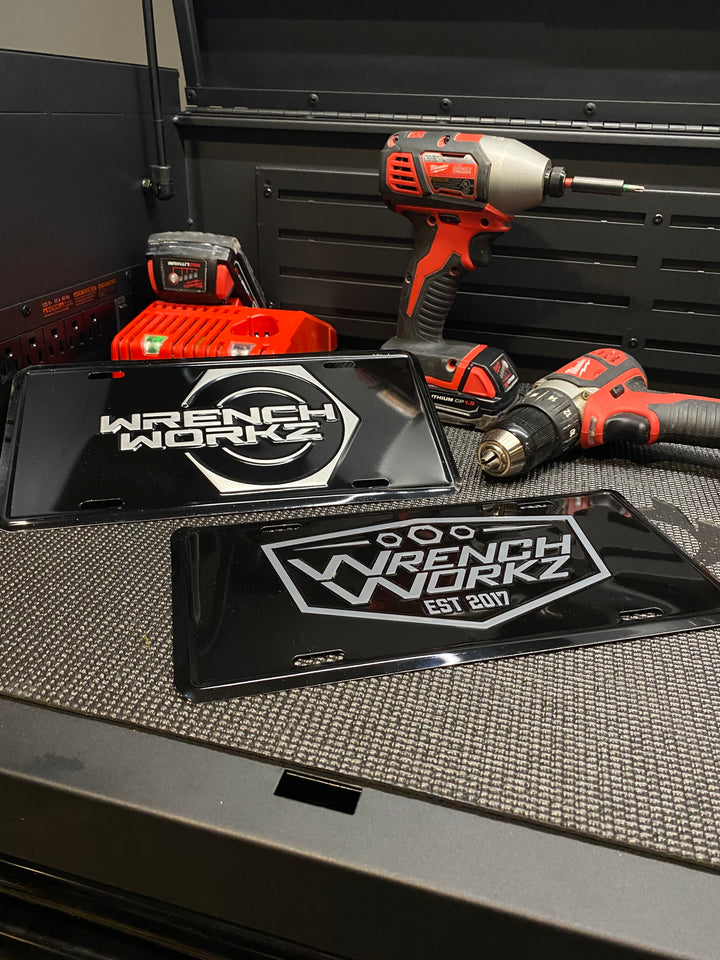 Wrenchworkz Metal License Plate