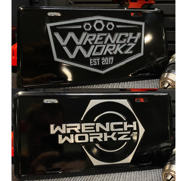 Wrenchworkz Metal License Plate