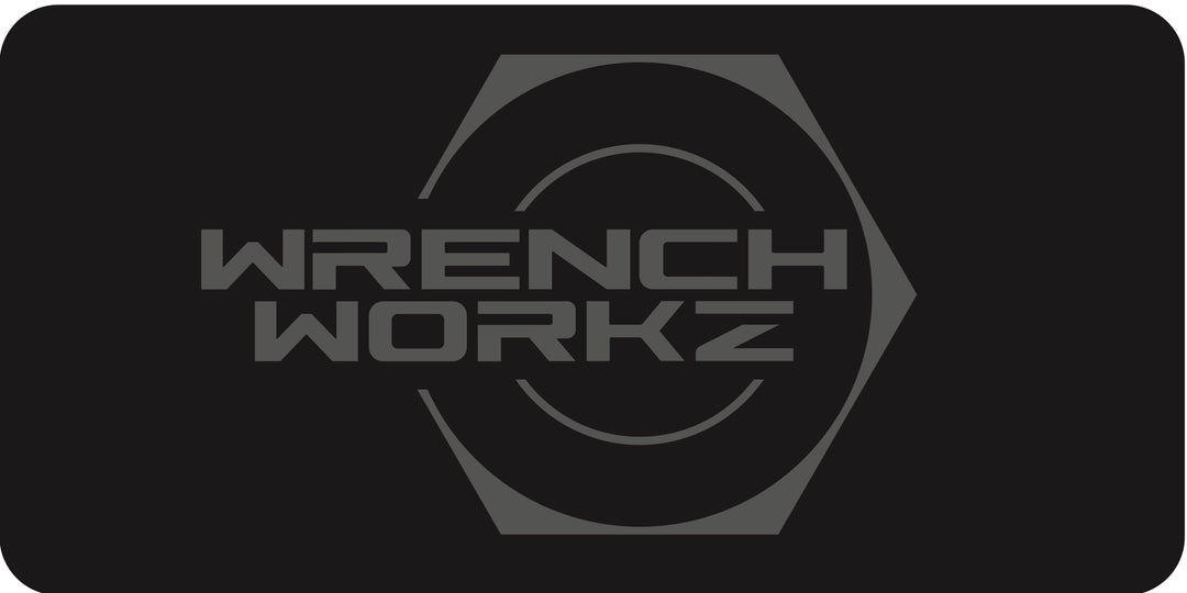 Wrenchworkz Metal License Plate