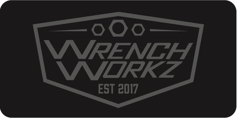 Wrenchworkz Metal License Plate